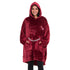 Snuggs Blanket Hoodie Dark Red عربية فول